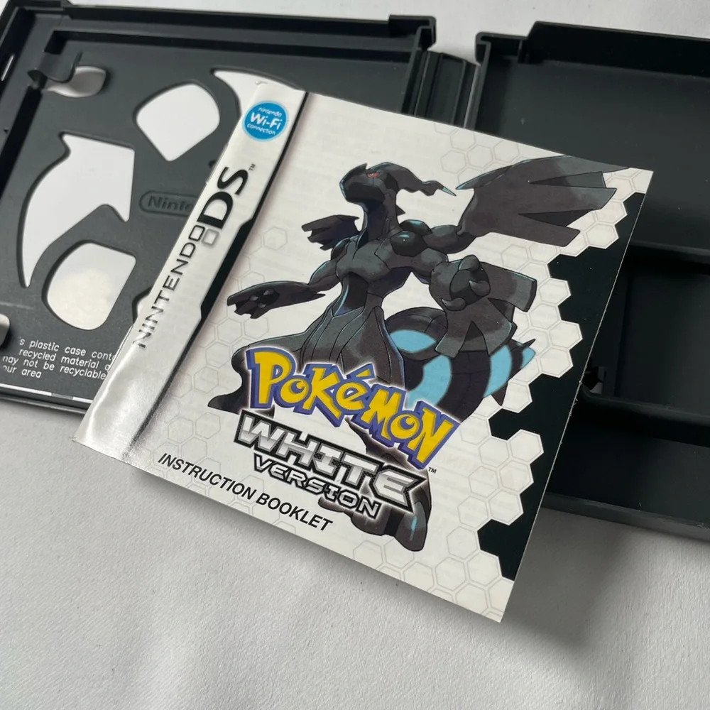 Nintendo Pokémon White Version Case & Booklet ONLY
